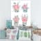 Designart - Collection of Pink Roses - Farmhouse Canvas Wall Art Print